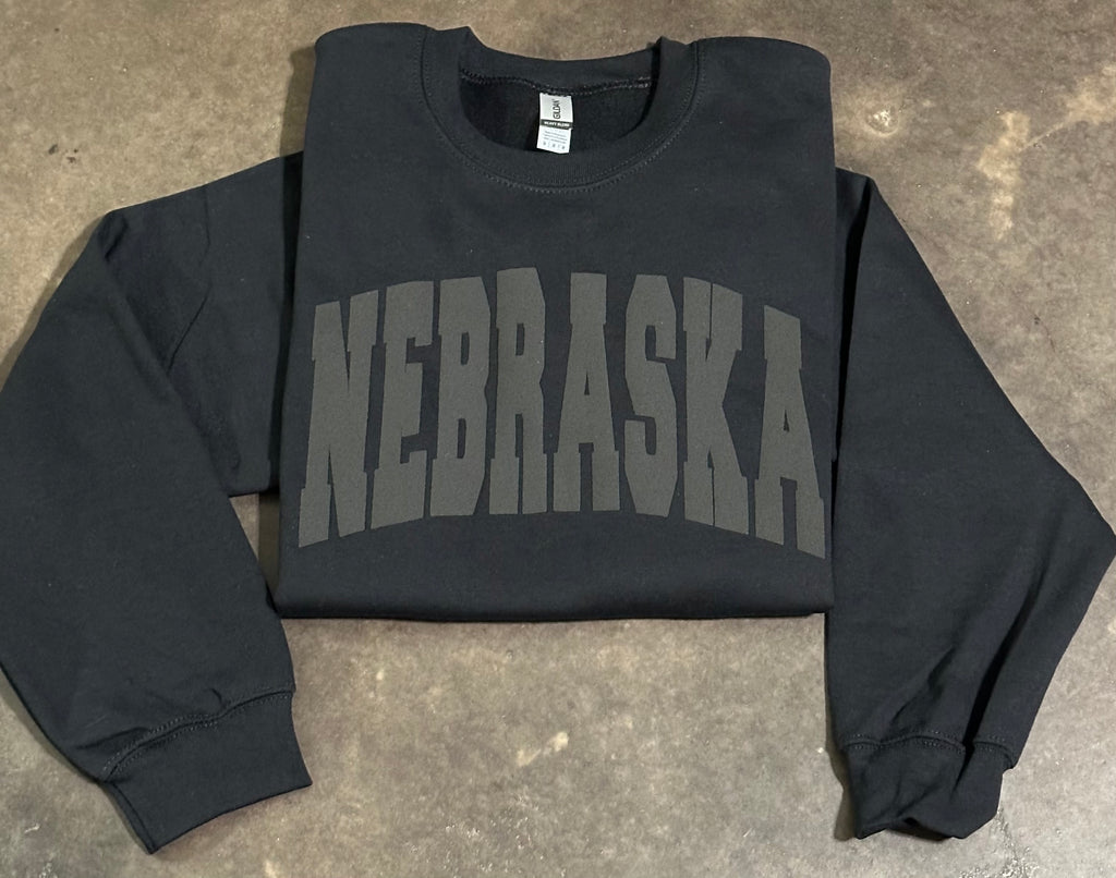 Nebraska Puff ink Sweatshirt