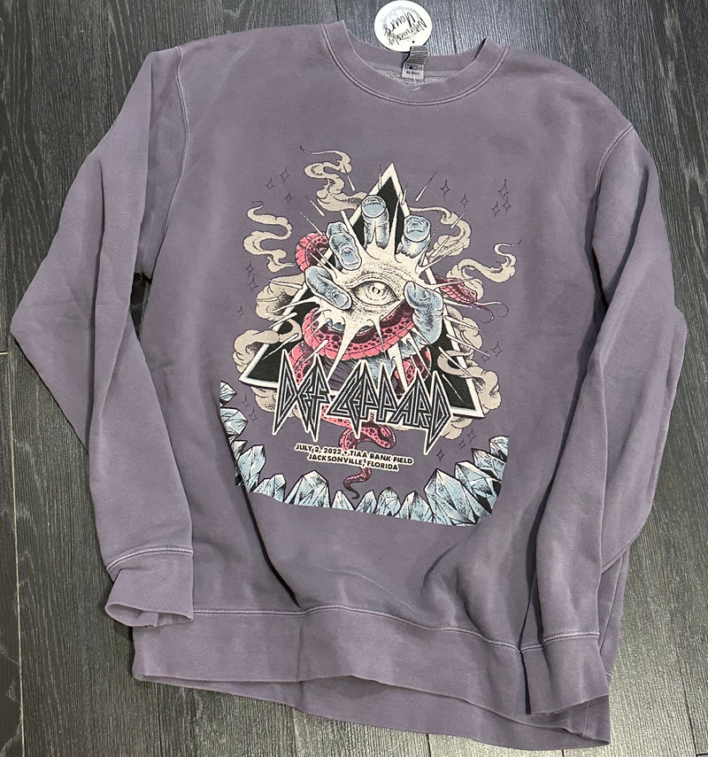 Def Leppard TIAA Bank Field Sweatshirt (Purple)