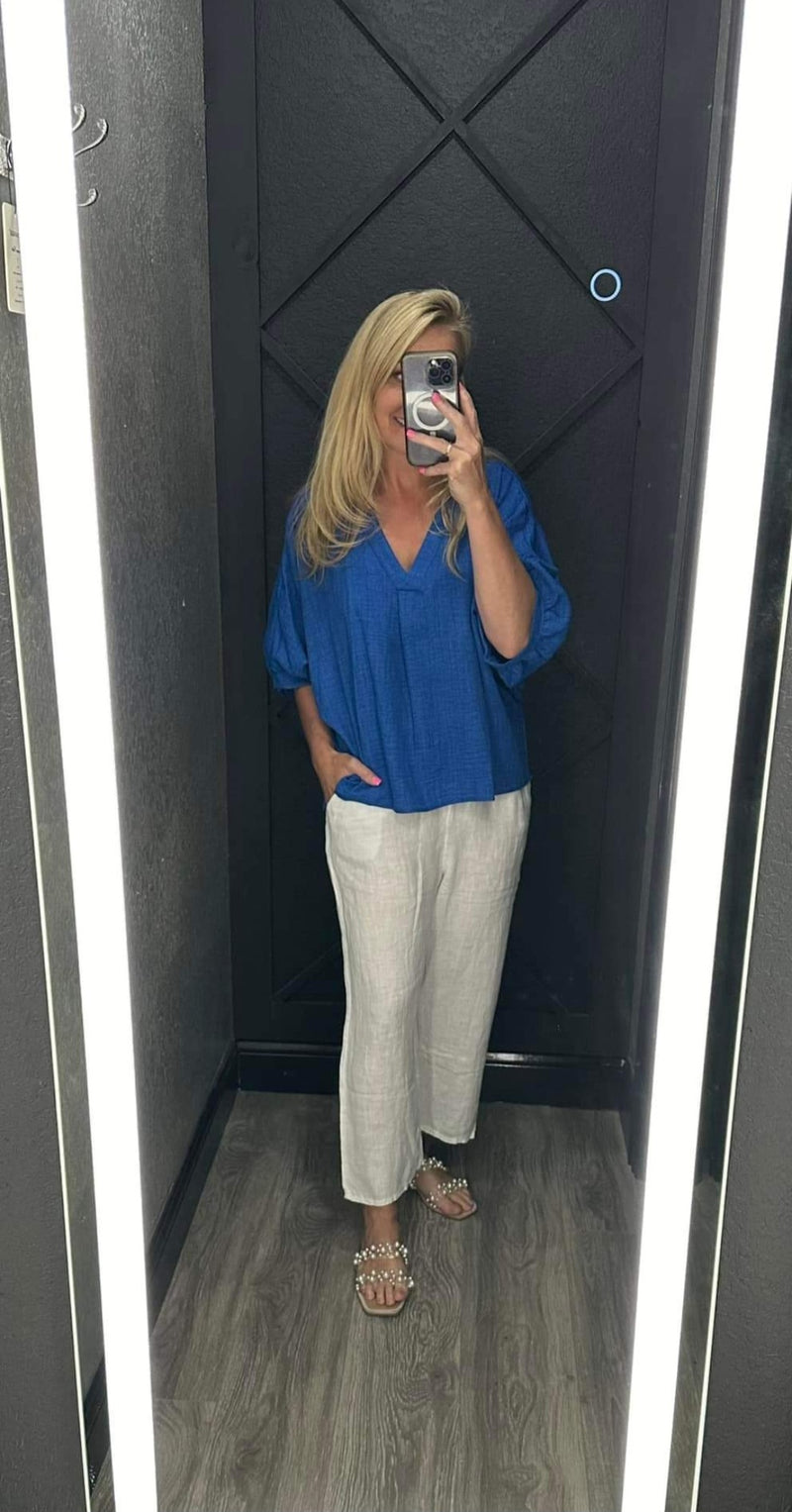 Vanessa Top (Royal Blue)