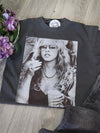 Stevie Nicks Graphic T-Shirt (Charcoal)