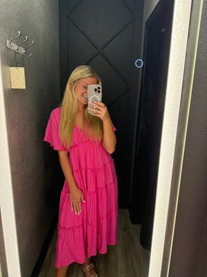 Key West Dress (Hot Pink)