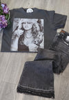 Stevie Nicks Graphic T-Shirt (Charcoal)
