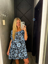 Wilmington Dress (Multi-Blue)