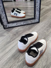 Jessie Bow Shoes (White/Black)
