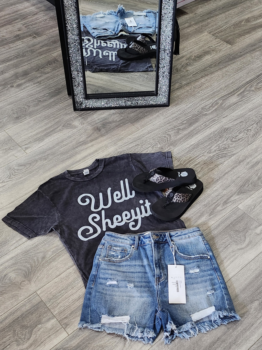 Well Sheeyit Graphic T-Shirt (Charcoal)