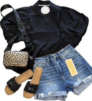 Constance Denim Shorts (Medium)