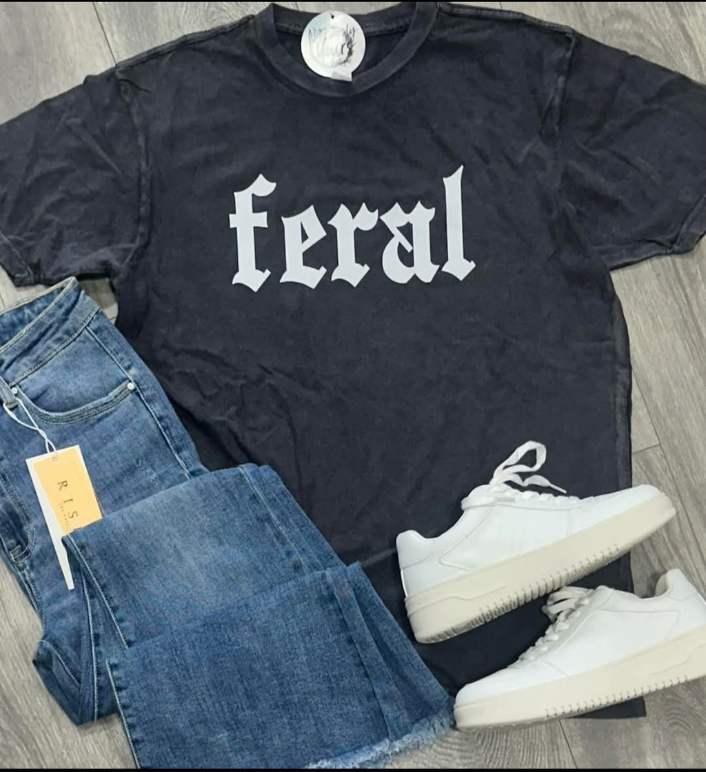 Feral Graphic Tee (Vintage Black)