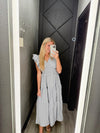 St. Augustine Dress (Blue Gray)