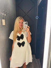 Natchez Dress (Ivory/Black)