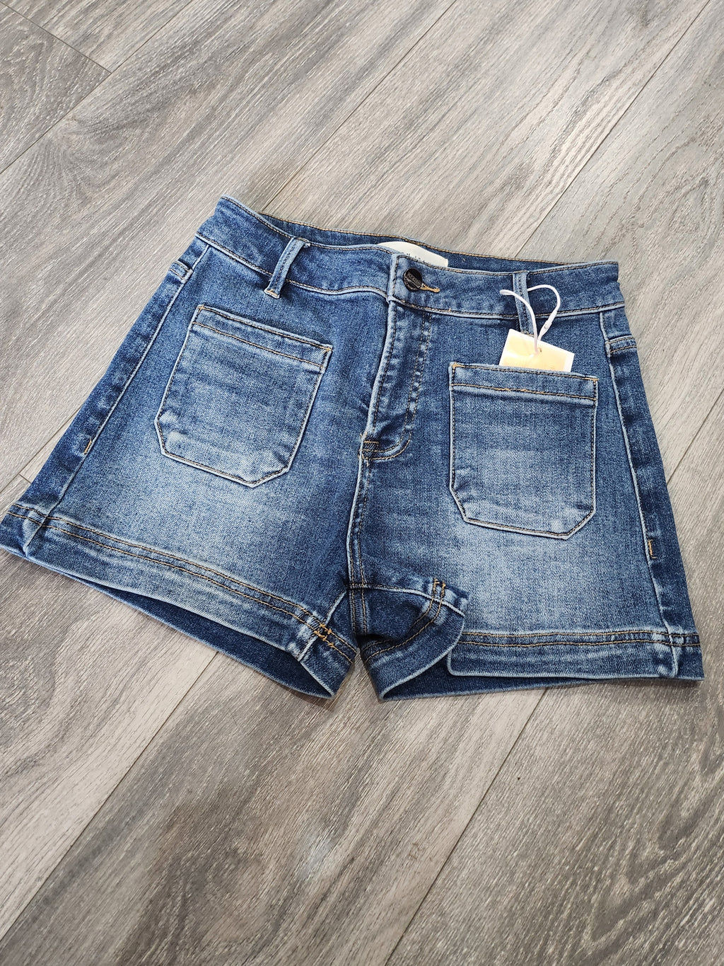 Odette Denim Shorts (Dark)