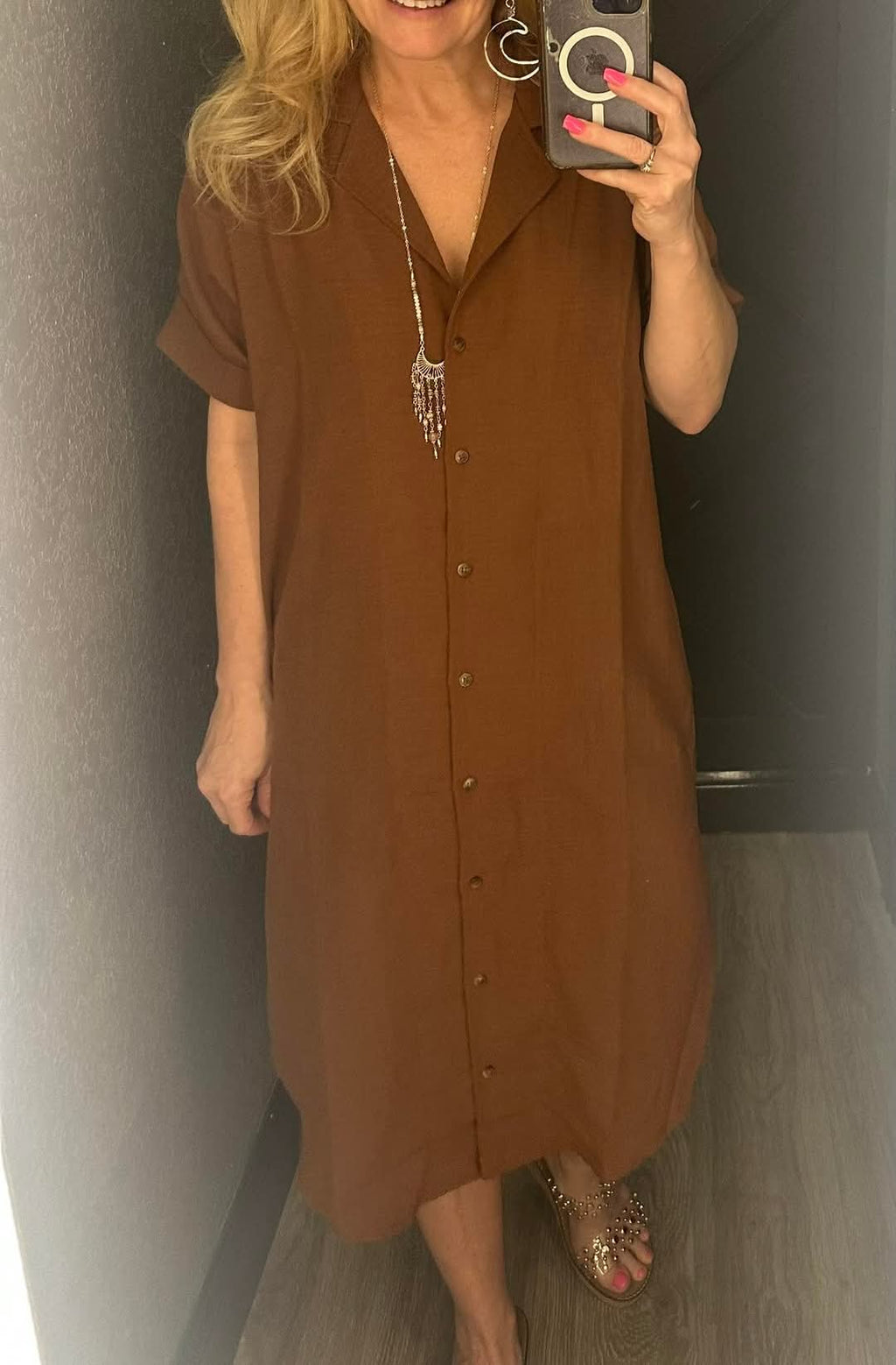 Naples Dress (Chocolate)
