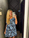 Wilmington Dress (Multi-Blue)