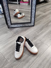 Jessie Bow Shoes (White/Black)